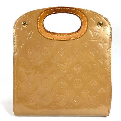 路易威登 M91376 Monogram Vernis Maple Drive 帆布手提包，女士，米色