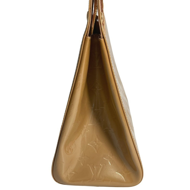 路易威登 M91376 Monogram Vernis Maple Drive 帆布手提包，女士，米色-2