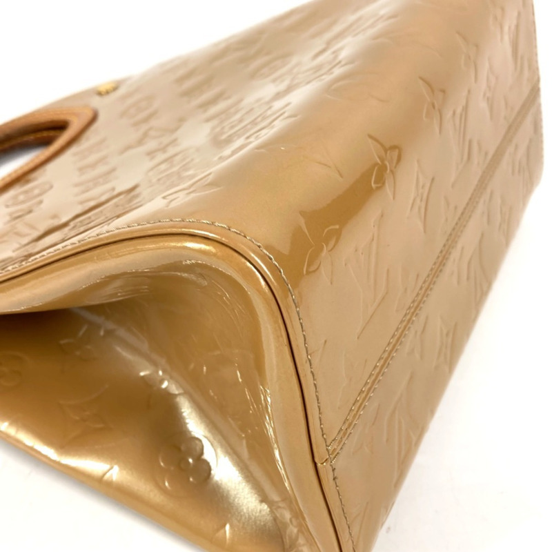 路易威登 M91376 Monogram Vernis Maple Drive 帆布手提包，女士，米色-5