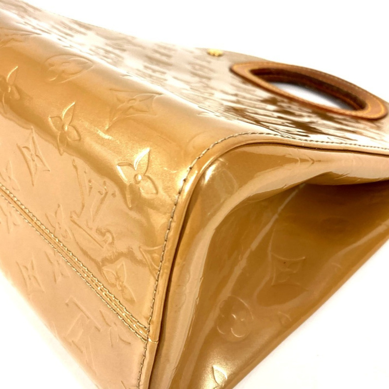 路易威登 M91376 Monogram Vernis Maple Drive 帆布手提包，女士，米色-6