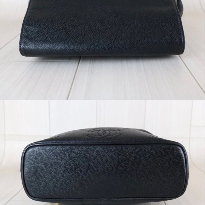 「JL精品代購」 9新 Chanel 香奈兒 黑金 雙肩包-5