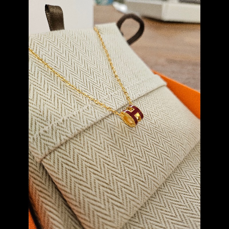 (全新品)愛馬仕mini popH項鍊-2