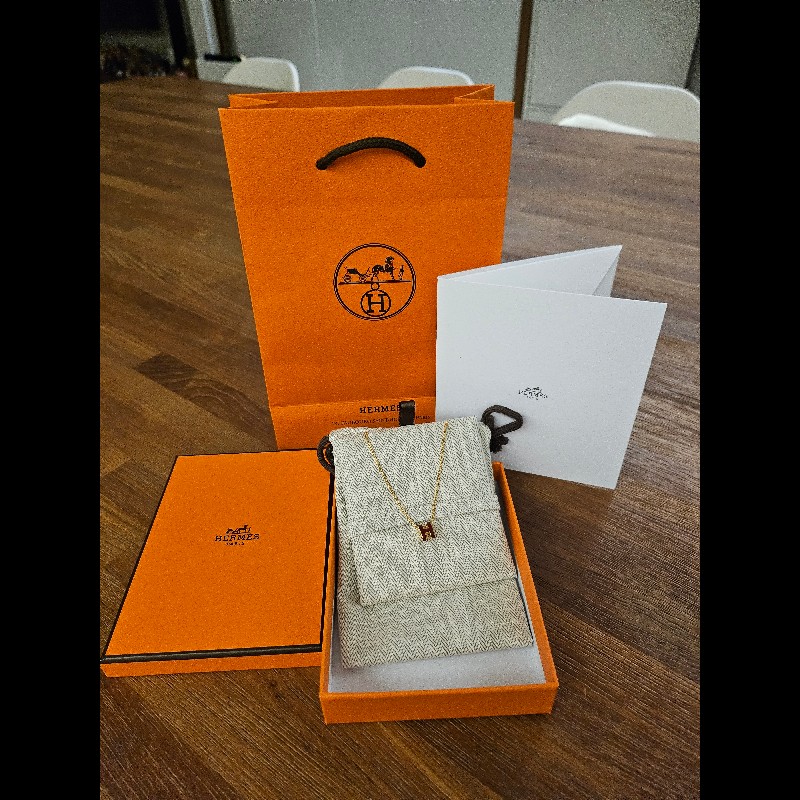 (全新品)愛馬仕mini popH項鍊-4