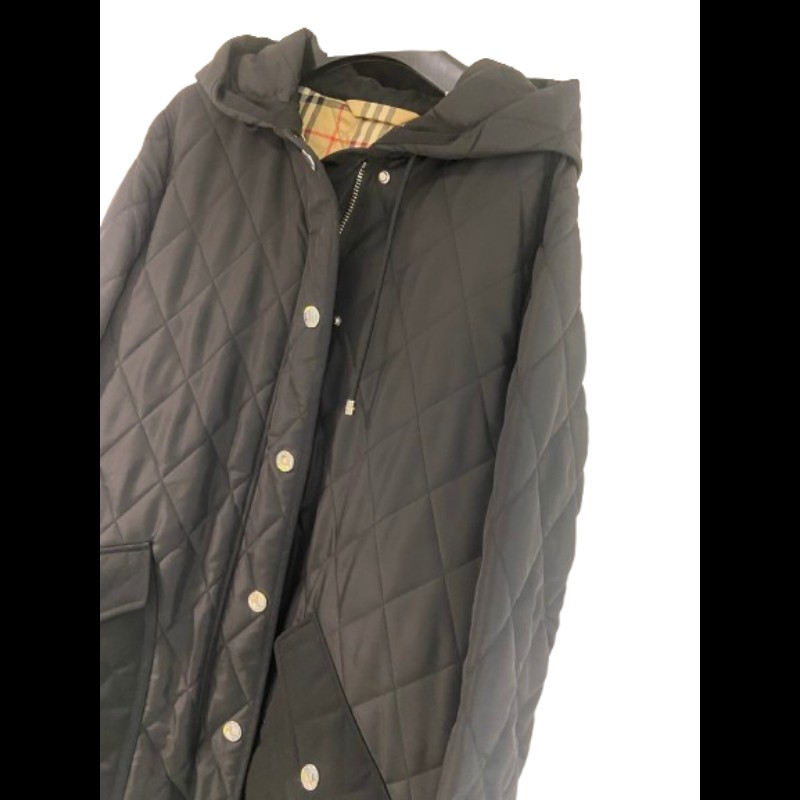 Burberry Roxby 長款绗缝大衣 綿質外套 L碼-2