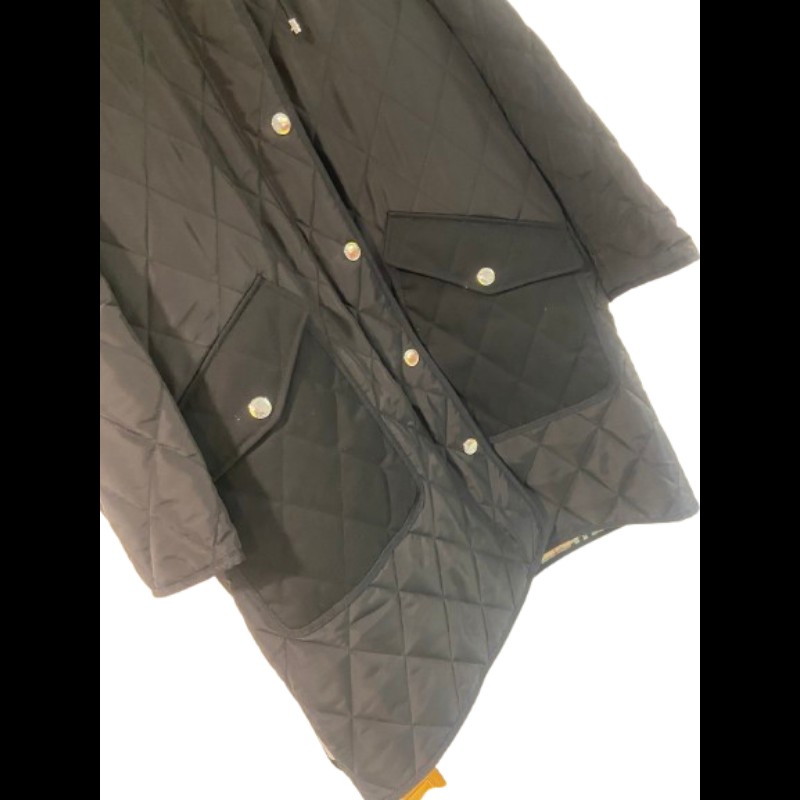 Burberry Roxby 長款绗缝大衣 綿質外套 L碼-3