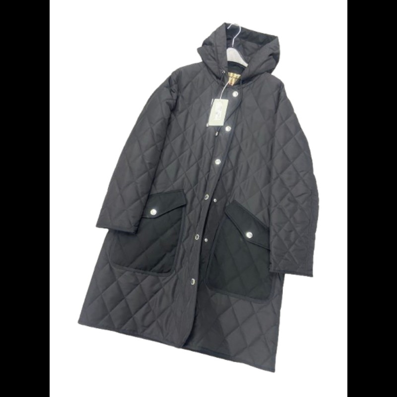 Burberry Roxby 長款绗缝大衣 綿質外套 L碼-5