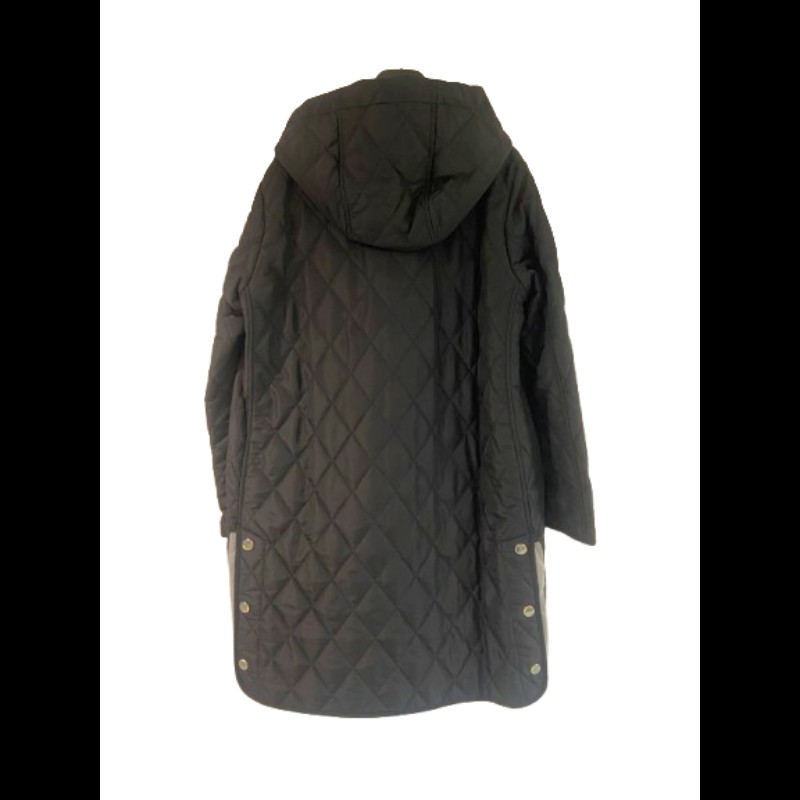 Burberry Roxby 長款绗缝大衣 綿質外套 M碼-1