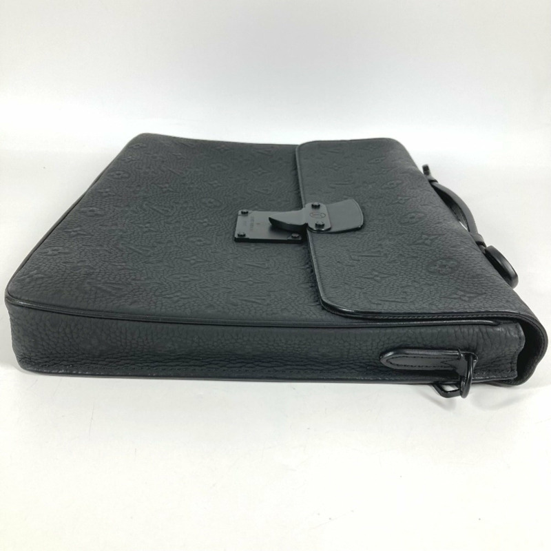 路易威登 M20835 Monogram Taurillon S-Lock 公事包、商務包、雙肩包、皮革、男女通用、黑色-6