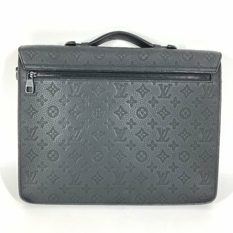 路易威登 M20835 Monogram Taurillon S-Lock 公事包、商務包、雙肩包、皮革、男女通用、黑色-8