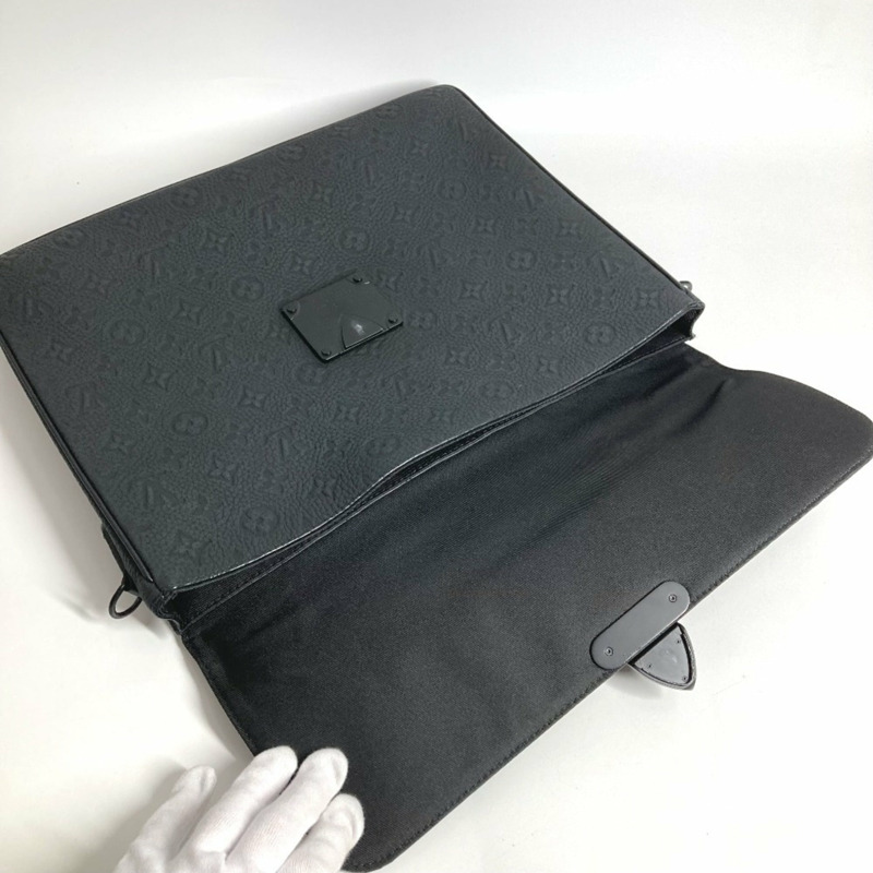 路易威登 M20835 Monogram Taurillon S-Lock 公事包、商務包、雙肩包、皮革、男女通用、黑色-10