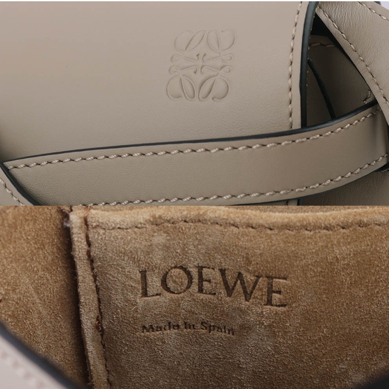 Loewe Gate Mini 牛皮緹花揹帶馬鞍包🤍-5