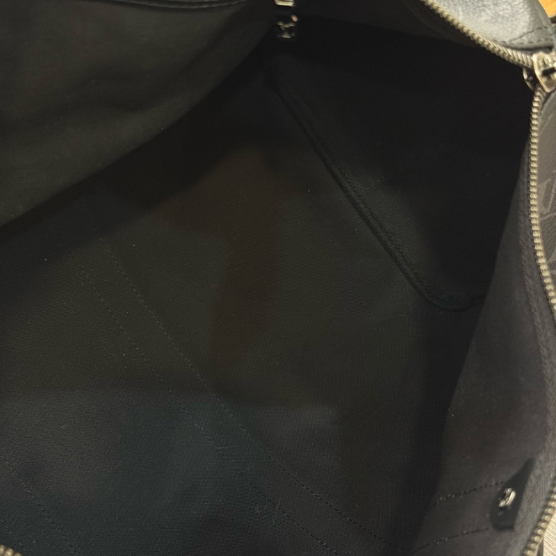 （台灣專櫃購證🇹🇼）Lv keepall45 黑老花旅行袋-15