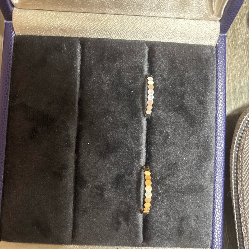 Chaumet Bee my love 蜂巢戒指 白 K 金 戒圍53-10