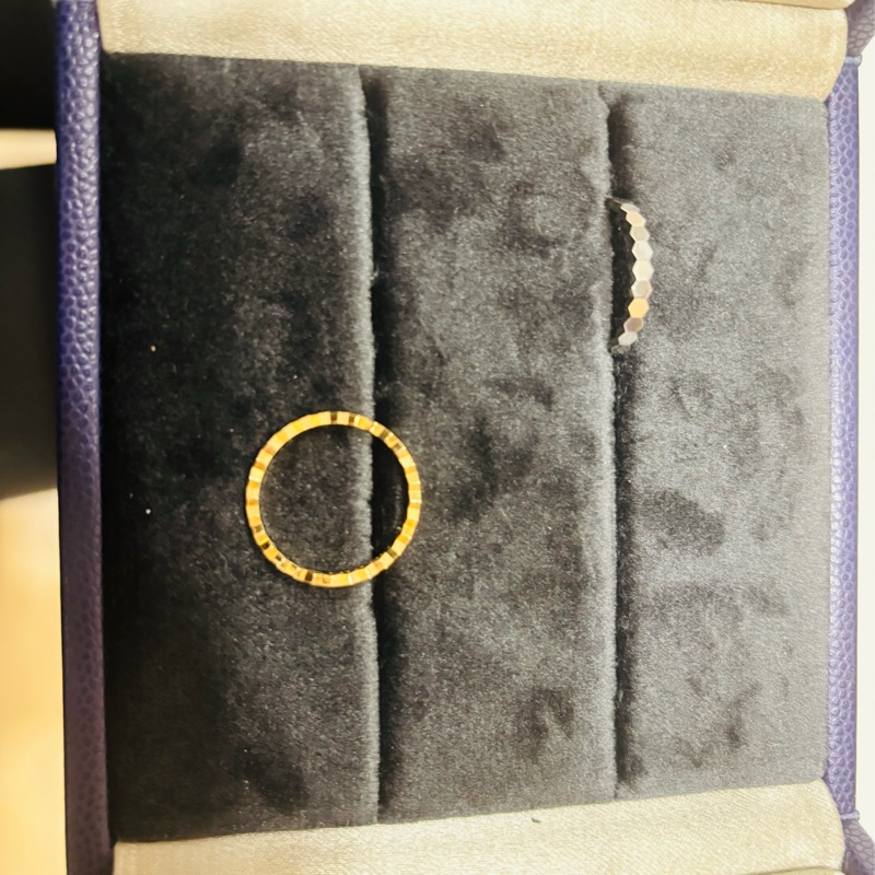 Chaumet Bee my love 蜂巢戒指 黃 K 金 戒圍53-2