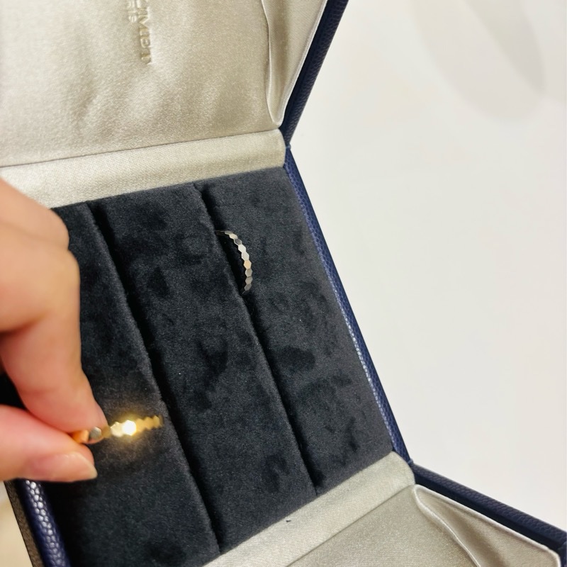 Chaumet Bee my love 蜂巢戒指 黃 K 金 戒圍53-6
