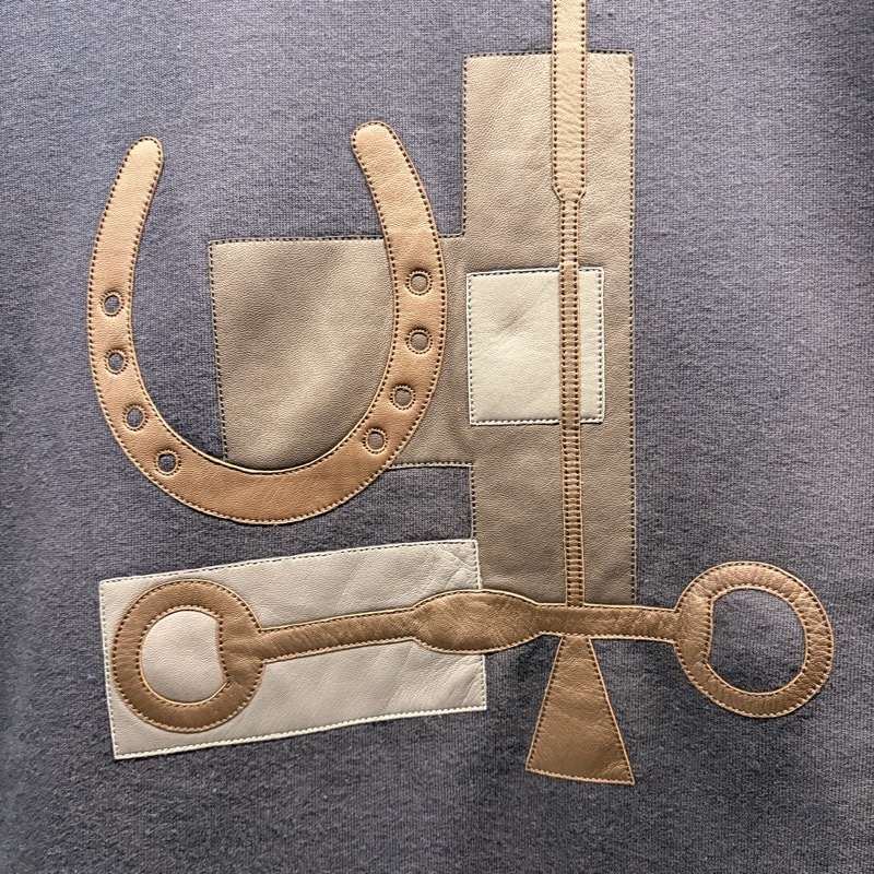 Hermes 愛馬仕 新款 運動膠囊系列 95新 S深藍色拼皮馬蹄Logo-11