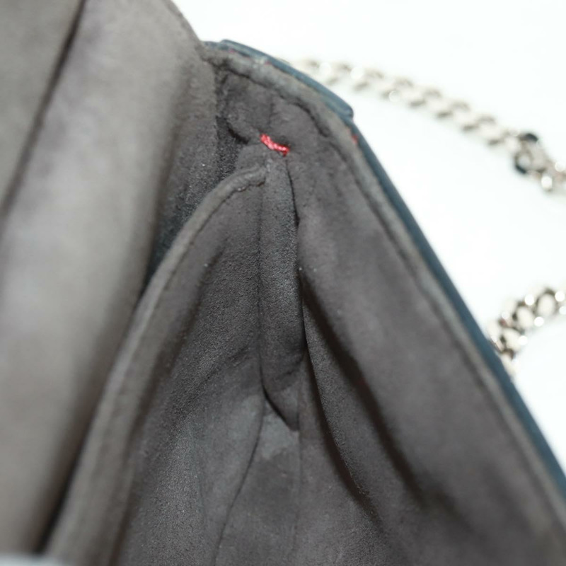 【日本直送】FENDI 鏈條雙環迷你法國棍單肩包 皮革 粉紅色 銀色 正品 bs32459V-23