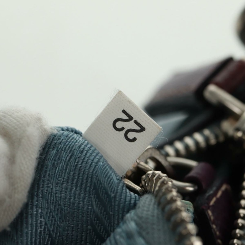 【日本直送】PRADA 尼龍雙肩包 淺藍色 銀色 正品 164216V-11