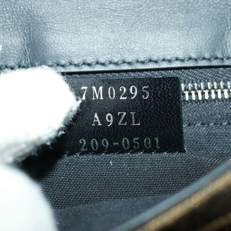 【日本直送】FENDI Zucca帆布單肩包 黑色棕色 正品 165610SAM-10
