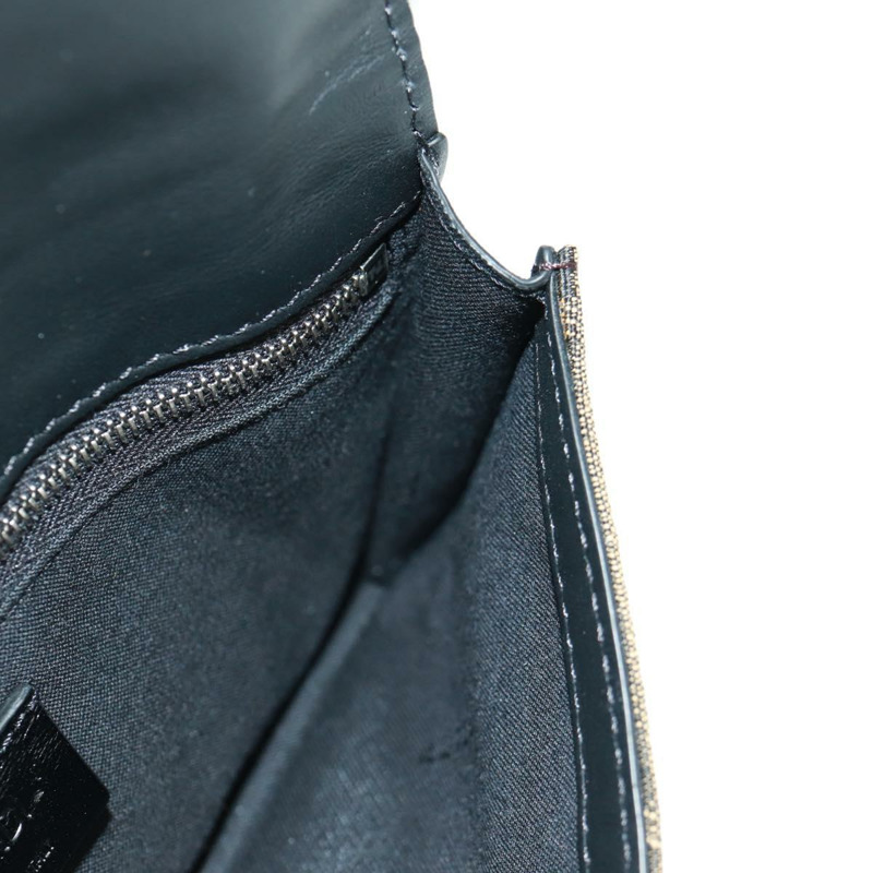 【日本直送】FENDI Zucca帆布單肩包 黑色棕色 正品 165610SAM-20