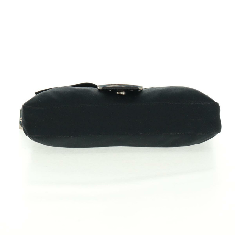 【日本直送】FENDI Mamma 水桶單肩包 Jersey 黑色銀色 Auth am10561V-4