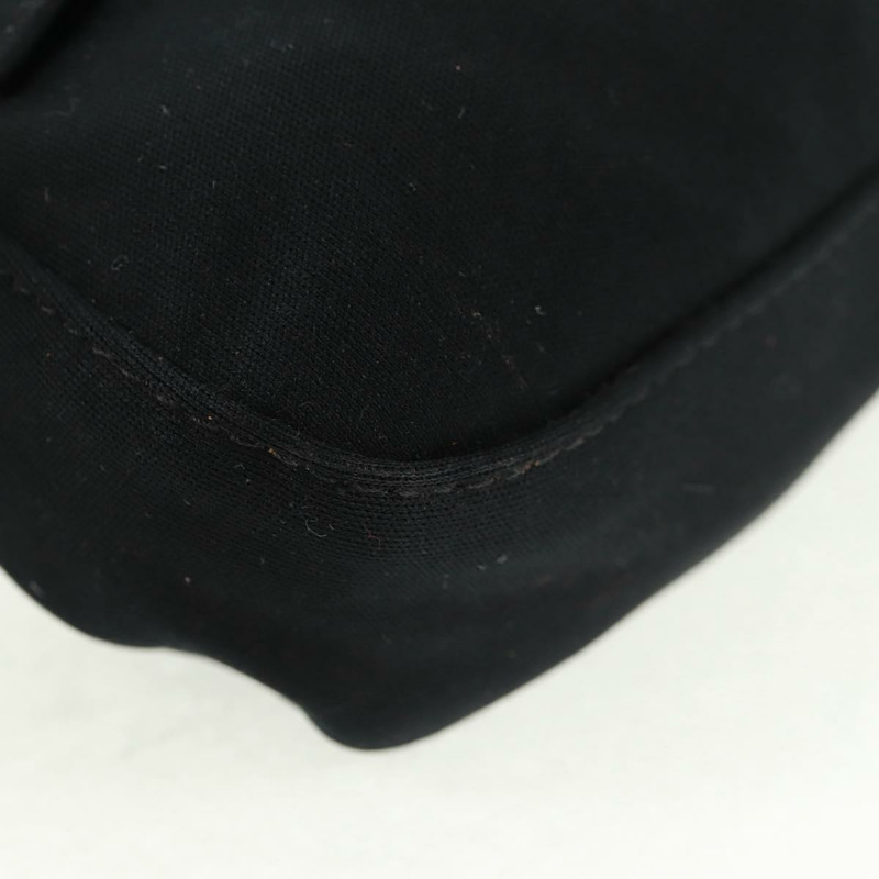 【日本直送】FENDI Mamma 水桶單肩包 Jersey 黑色銀色 Auth am10561V-13