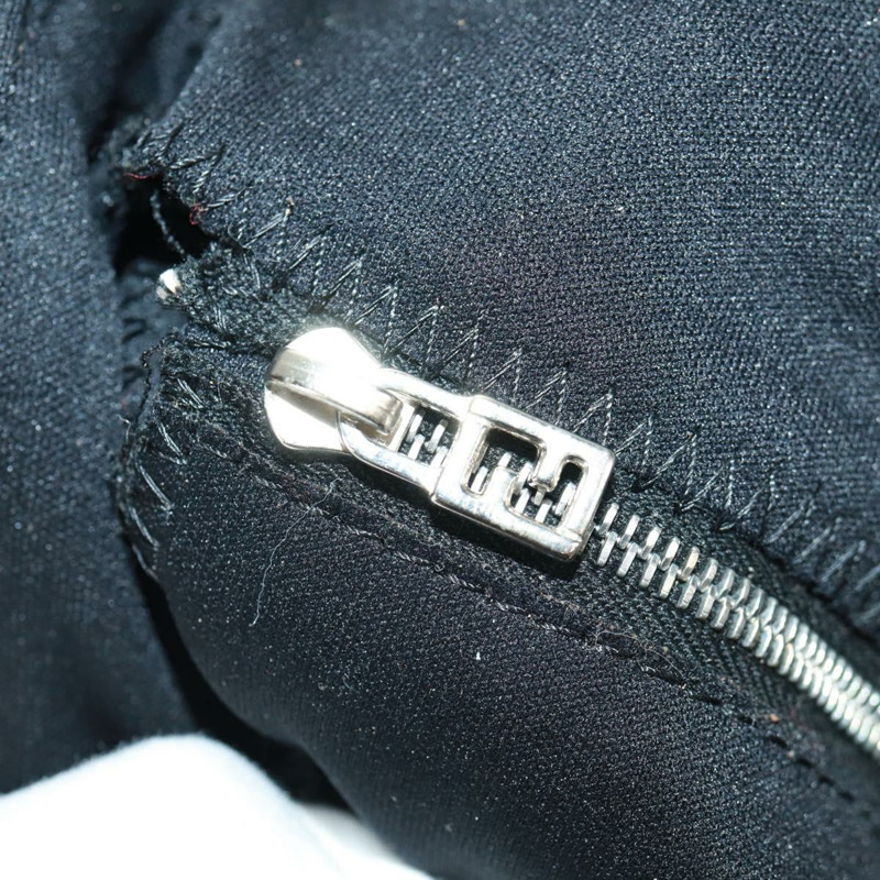 【日本直送】FENDI Mamma 水桶單肩包 Jersey 黑色銀色 Auth am10561V-22