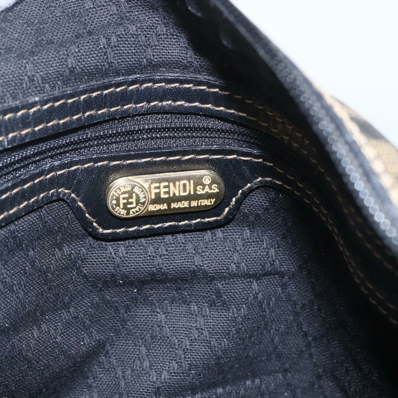 【日本直送】FENDI Zucca 帆布波士頓包棕色黑色正品 157227-16