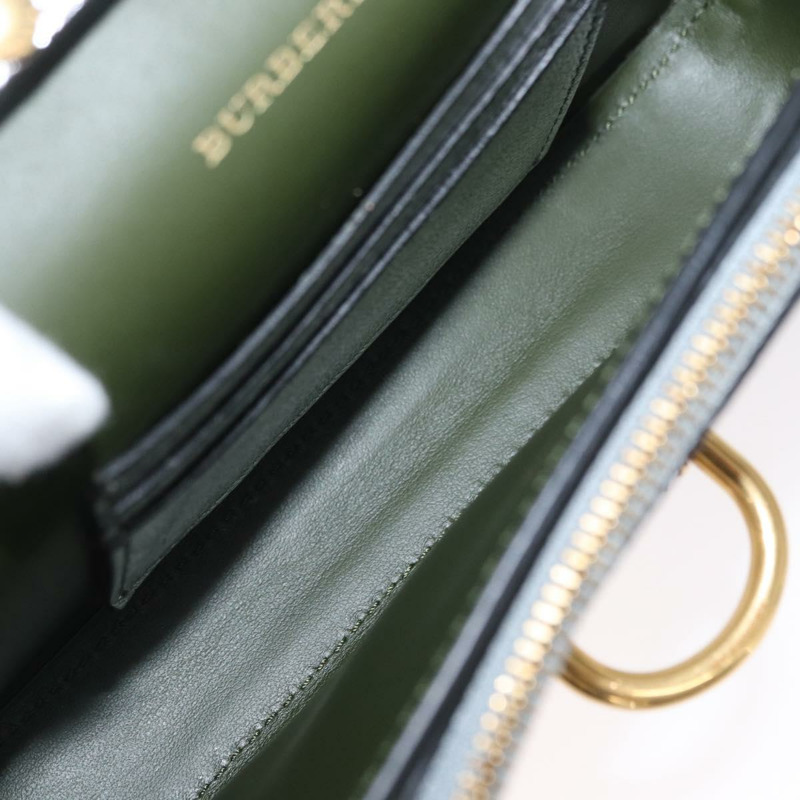 【日本直送】BURBERRY 鏈條單肩包 皮革 金色銀色 正品 ka1604M-10