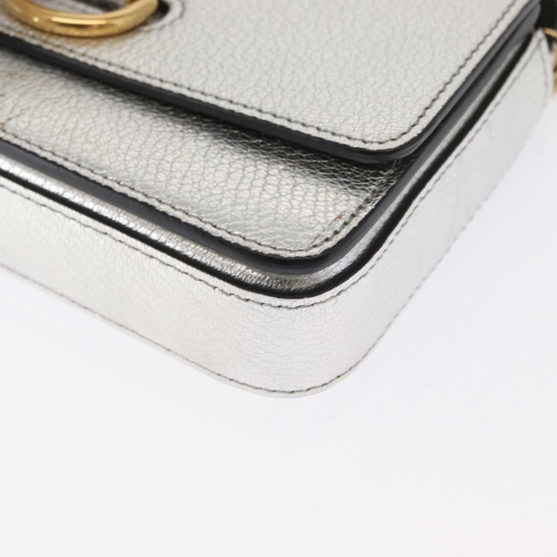 【日本直送】BURBERRY 鏈條單肩包 皮革 金色銀色 正品 ka1604M-14