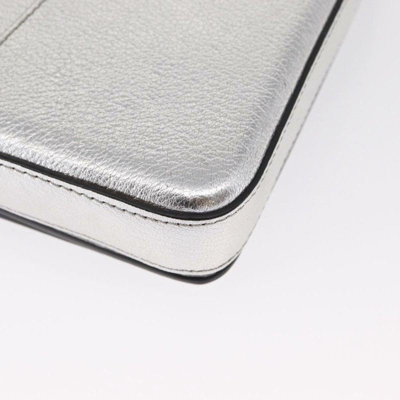 【日本直送】BURBERRY 鏈條單肩包 皮革 金色銀色 正品 ka1604M-15