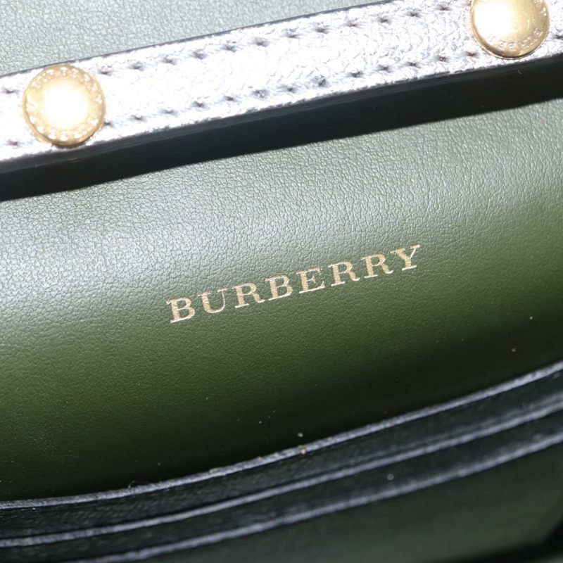 【日本直送】BURBERRY 鏈條單肩包 皮革 金色銀色 正品 ka1604M-21