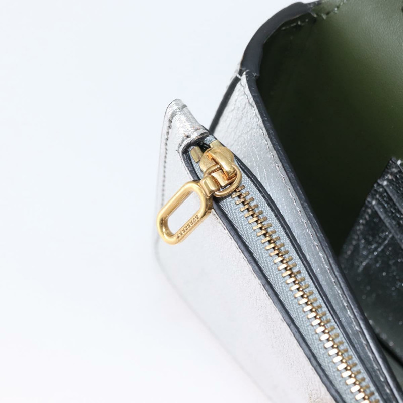 【日本直送】BURBERRY 鏈條單肩包 皮革 金色銀色 正品 ka1604M-24