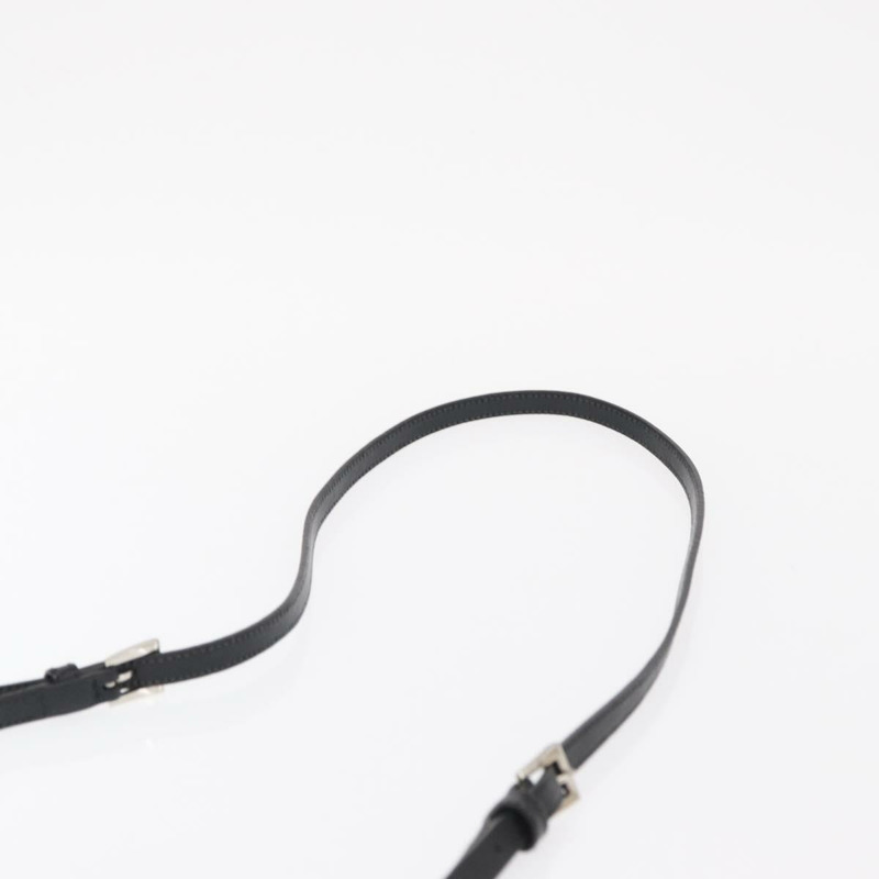 【日本直送】PRADA 鏈條配件包 尼龍 銀黑色 正品 ka1618SAM-14