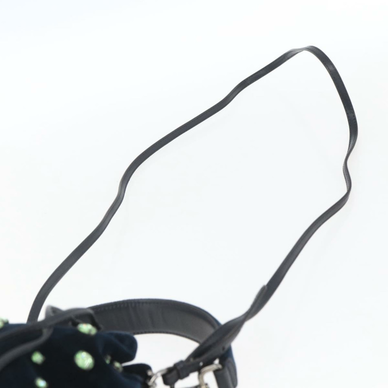 【日本直送】FENDI Montresor 迷你肩背包 絲絨海軍藍 正品 ka1684M-13