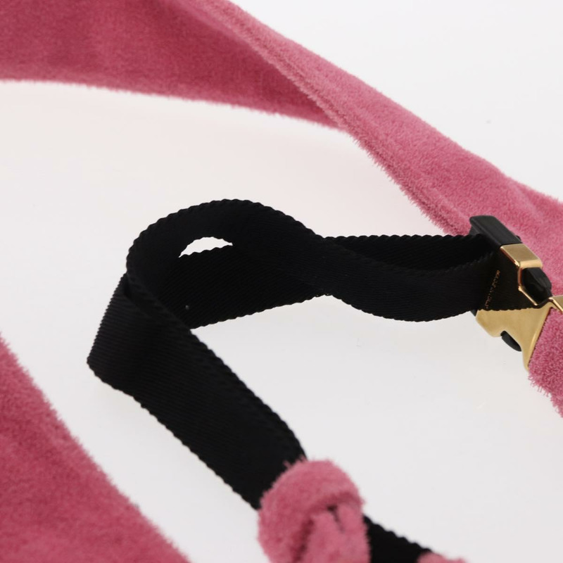 【日本直送】FENDI Zucca帆布迷你Mamma Baguette單肩包，兩用款，粉金配色，正品編號165907SM-13