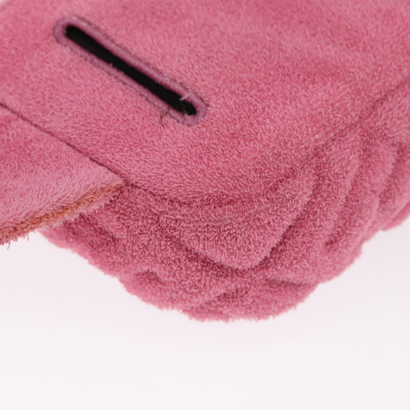 【日本直送】FENDI Zucca帆布迷你Mamma Baguette單肩包，兩用款，粉金配色，正品編號165907SM-17