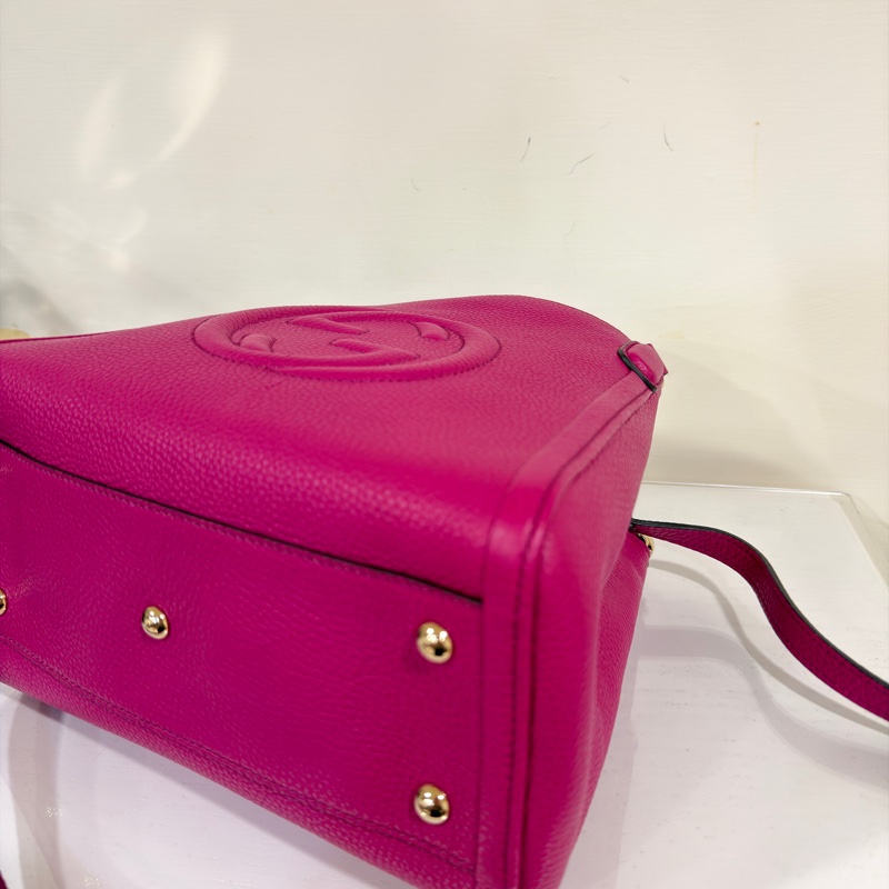 🈶台灣購證 #荔枝皮 #超便宜💰 Gucci soho流蘇斜挎包 #紫氣東來#大紅大紫-5