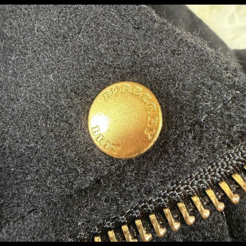 40號／二手Burberry 時尚女神羊毛大衣-12