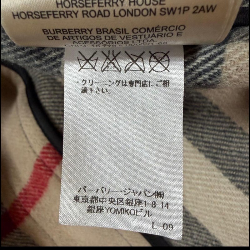 40號／二手Burberry 時尚女神羊毛大衣-17