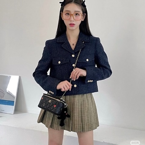 #芯片款 #近新全配 香奈兒黑金長盒子勳章款 🉑遇不🉑求