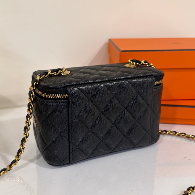 #芯片款 #荔枝皮 #近新全配 香奈兒黑金長盒子勳章款 🉑遇不🉑求-15