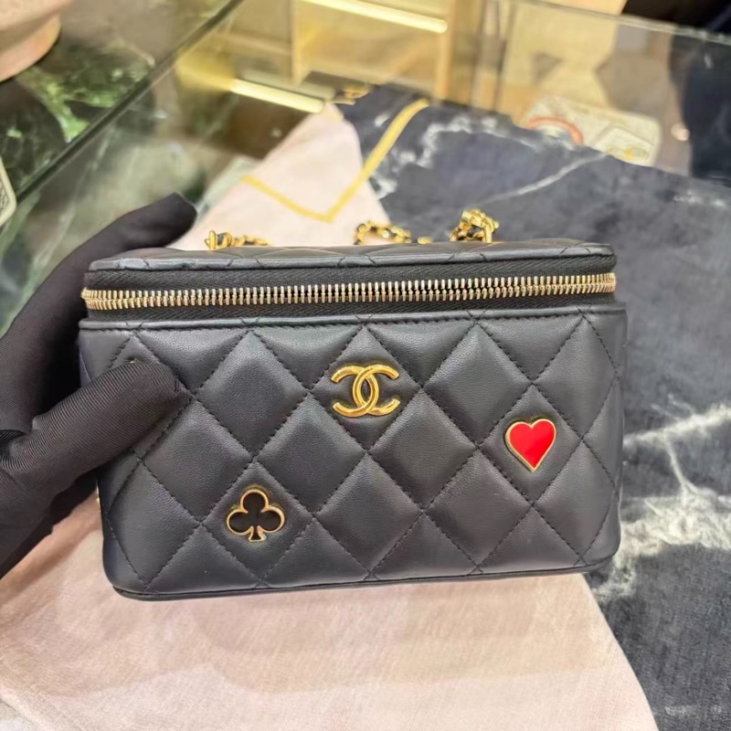 #芯片款 #近新全配 香奈兒黑金長盒子勳章款 🉑遇不🉑求-4