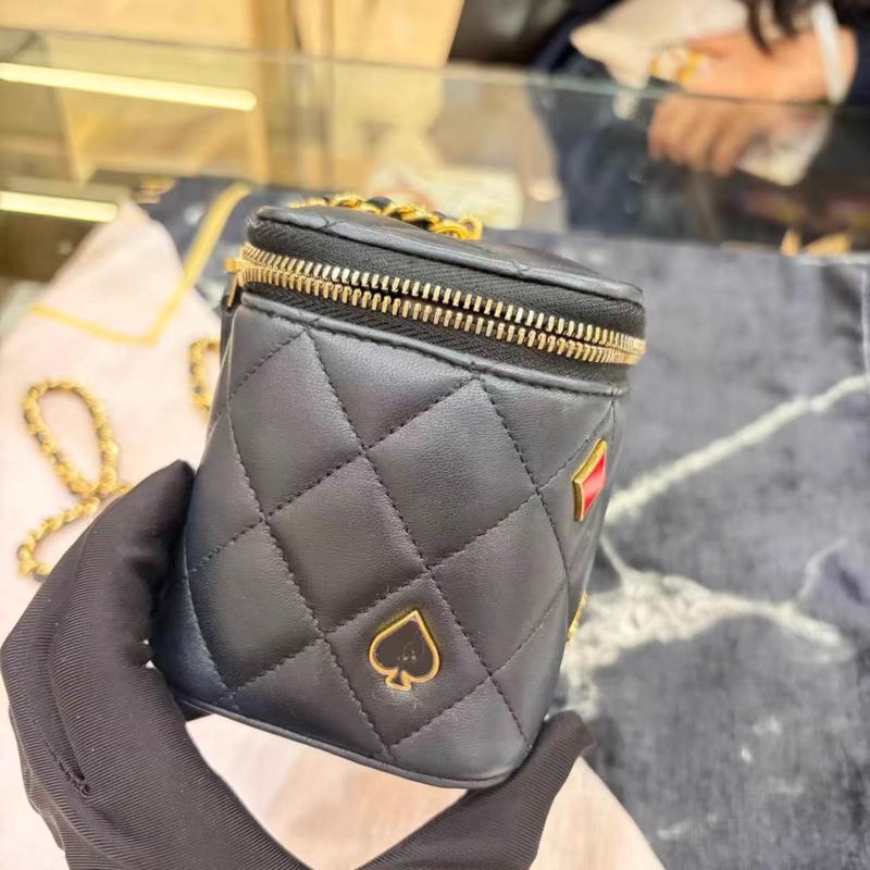 #芯片款 #近新全配 香奈兒黑金長盒子勳章款 🉑遇不🉑求-5