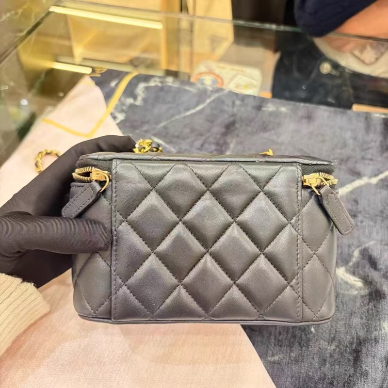 #芯片款 #近新全配 香奈兒黑金長盒子勳章款 🉑遇不🉑求-9