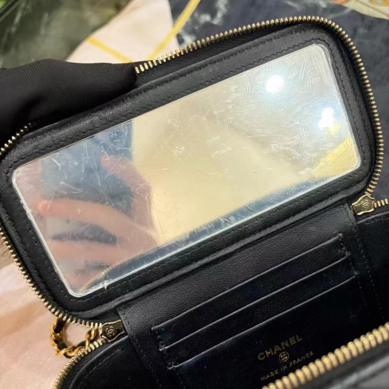 #芯片款 #近新全配 香奈兒黑金長盒子勳章款 🉑遇不🉑求-11