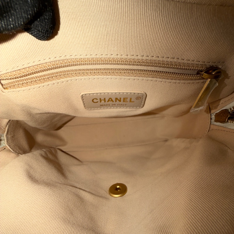 #荔枝皮 #芯片款 #年底甩賣💰 #全配 香奈兒22p白金鏈條雙肩包-26