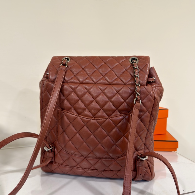 #新年紅 #拍拍圈購入 #超甜💰 香奈兒薩爾茲堡雙肩後背包-3