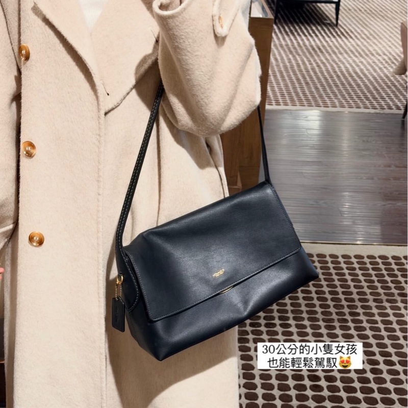 Coach Chelsea shoulder bag 30 肩背包 爆款 黑-4