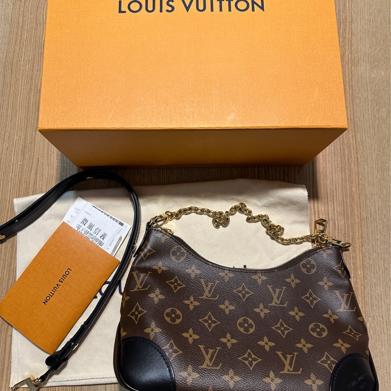LOUIS VUITTON LV BOULOGNE 牛角包 黑 M45831-6